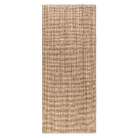 Hanse Home Collection koberce Běhoun Bouclé Jute 105974 Natural Golden - 80x200 cm