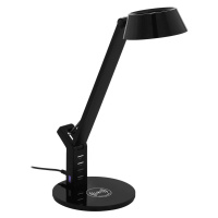 EGLO LED stolní lampa Banderalo stmívatelná QI černá
