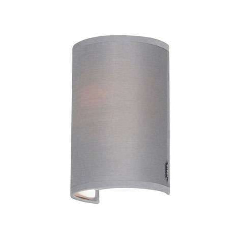 Moderní nástěnná lampa šedá - Simple Drum QAZQA