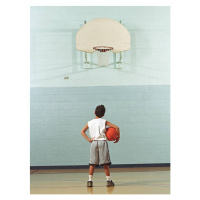 Fotografie Boy  holding basketball, looking at, PM Images, (30 x 40 cm)