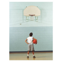 Fotografie Boy  holding basketball, looking at, PM Images, 30 × 40 cm