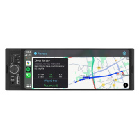 Rádio Navigace 1DIN Carplay Android Auto Mapy Aux Bluetooth