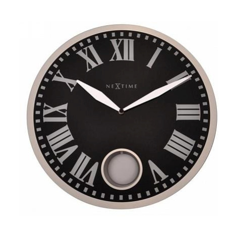 Designové nástěnné kyvadlové hodiny 8161 Nextime Romana 43cm FOR LIVING