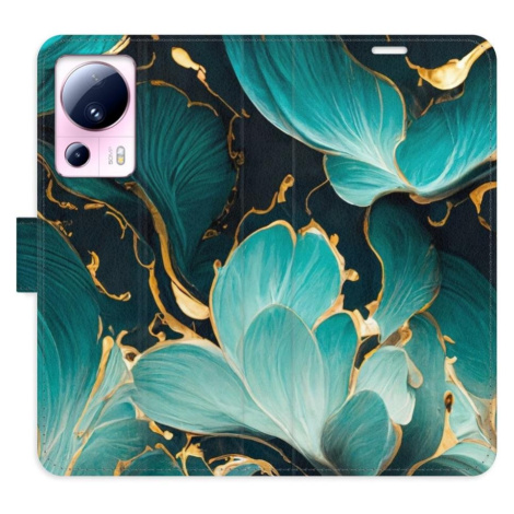 iSaprio flip pouzdro Blue Flowers 02 pro Xiaomi 13 Lite
