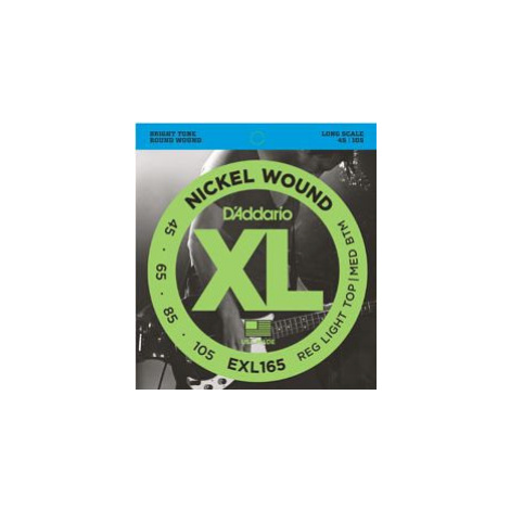 D'Addario EXL165 Regular Light Top/Medium Bottom - .045 -.105