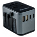 VERBATIM Universal Travel Adapter UTA-03 Cestovní adapter Černá