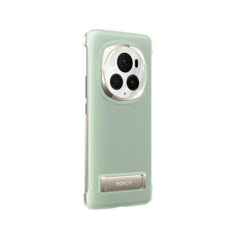 Honor Magic6 Pro PU Bracket Case Green