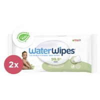 WATERWIPES - 2x Vlhčené obrousky bez obsahu plastů Soapberry 60 ks (120 ks )
