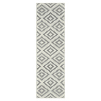 Hanse Home Collection koberce Běhoun Basic 105468 Cream - 80x250 cm