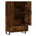 vidaXL Skříň highboard kouřový dub 69,5 x 31 x 115 cm kompozitní dřevo