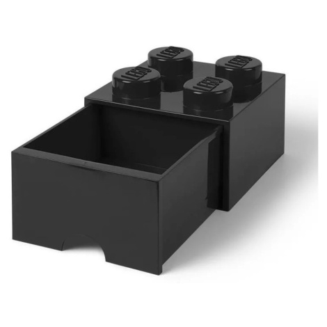 Lego® stolní box 4 se zásuvkou černý