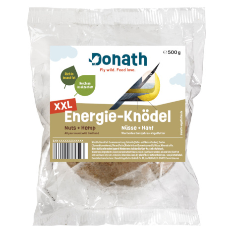 Donath Energy lojové koule XXL bez síťky 500 g - ořechy a konopí