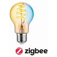 PAULMANN Filament 230V Smart Home Zigbee 3.0 LED žárovka E27 7,5W měnitelná bílá stmívatelné zla