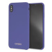 Kryt Guess iPhone Xs Max Purple Hardcase Silicone (GUHCI65LSGLUV)