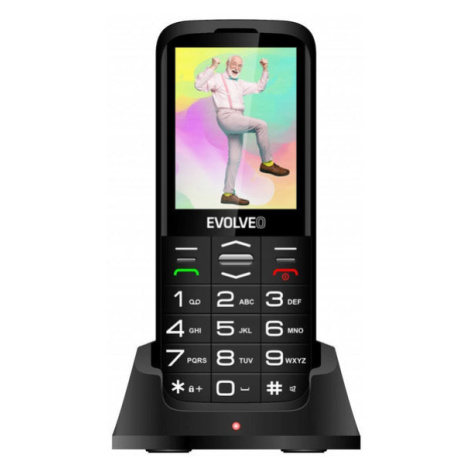 Tlačítkový telefon Evolveo EasyPhone XO, černá