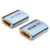 Vention HDMI 2.1 Female to Female 8K Adapter Gray Aluminum Alloy Type