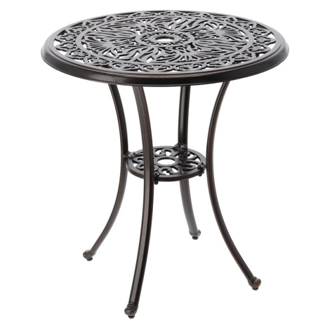 Garden Line Zahradní stůl Danbury 68 cm antický bronz