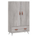 vidaXL Skříň highboard šedá sonoma 69,5 x 31 x 115 cm kompozitní dřevo