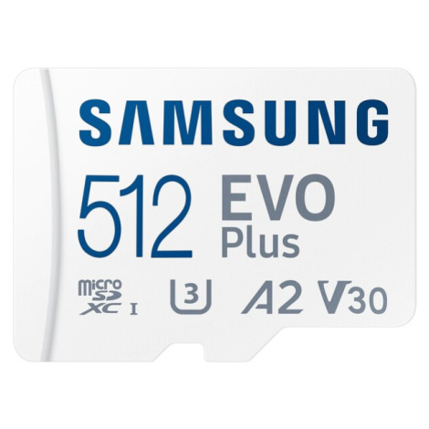 Samsung micro SDXC 512GB EVO Plus + SD adaptér
