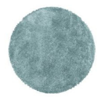 Kusový koberec Fluffy Shaggy 3500 blue kruh