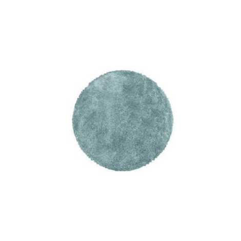 Kusový koberec Fluffy Shaggy 3500 blue kruh FOR LIVING
