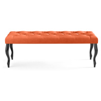 Lavice CHESTERFIELD 80x40 cm Oranžová