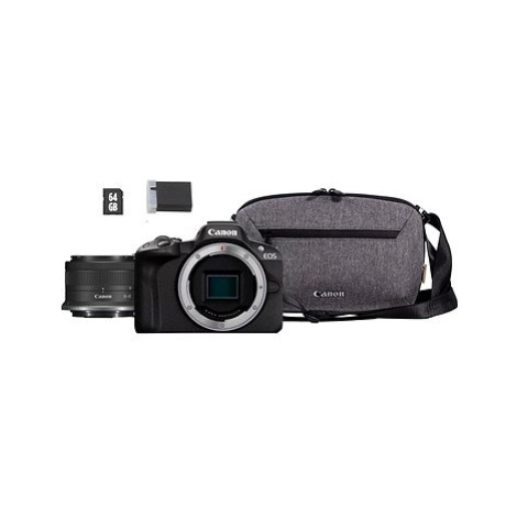 Canon EOS R50 černý + RF-S 18-45 IS STM TRAVEL KIT