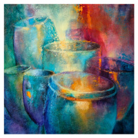 Ilustrace Colour games, Annette Schmucker, 40 × 40 cm