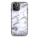 TopQ Kryt LUXURY iPhone 14 Pro pevný Marble White 111290