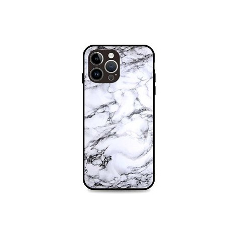 TopQ Kryt LUXURY iPhone 14 Pro pevný Marble White 111290