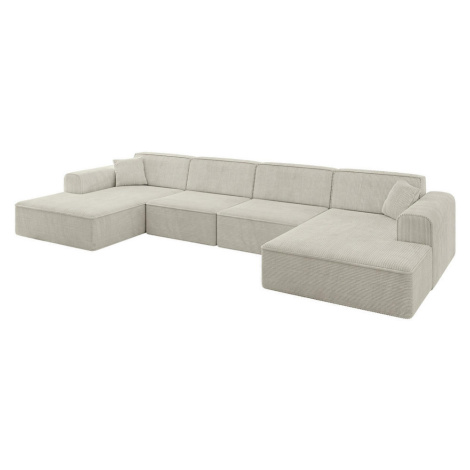 ALTDECOR SEDACÍ SOUPRAVA IREA-U2-v3 – 386 x 165 x 77 cm, krémová