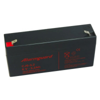 Záložní akumulátor Alarmguard 6V, 3,2Ah, 48A