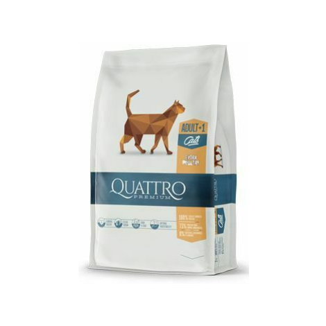 QUATTRO Cat Dry Premium all Breed Adult Drůbež 1,5kg sleva