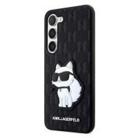 Karl Lagerfeld KLHCS23MSAKLHCPK hard silikonové pouzdro Samsung Galaxy S23 PLUS 5G black Saffian