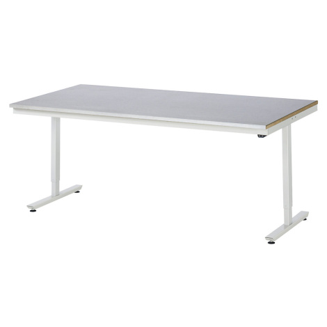 RAU Psací stůl s elektrickým přestavováním výšky, ocelový povlak, nosnost 150 kg, š x h 2000 x 1