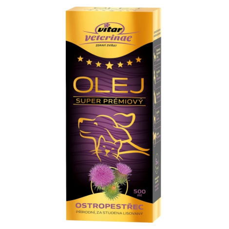 VITAR Veterinae Ostropestřec olej 500ml Vitar Veteriane