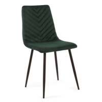 Jídelní židle Harry, tmavě zelená látka