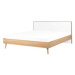 BELIANI postel SERRIS 180 × 200 cm, dřevěná, světle hnědá