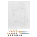 RMS Malování podle čísel na plátno Dívka s perlou 40x50 cm