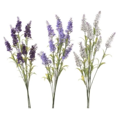 Umělé květiny v sadě 3 ks (výška 55 cm) Lavender – Casa Selección