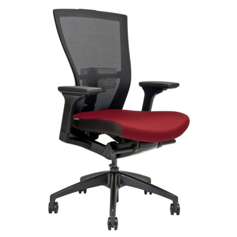 Ergonomická kancelářská židle OfficePro Merens Barva: červená, Opěrka hlavy: bez opěrky OFFICE PRO