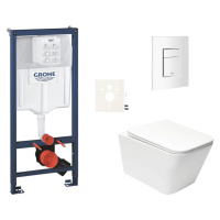 Závěsný wc set do lehkých stěn / předstěnová montáž Swiss Aqua Technologies Infinitio SIKOGRSIN1