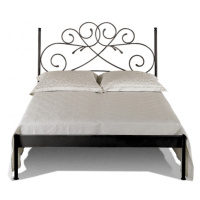 Kovová postel Andalusia kanape Rozměr: 180x200 cm, barva kovu: 8B krémová stříbrná pat.