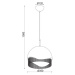 ACA Lighting Decor závěsné svítidlo DCR1711735P