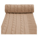 Béžová pletená dětská deka s podílem bavlny T-TOMI Spring, 80 x 100 cm