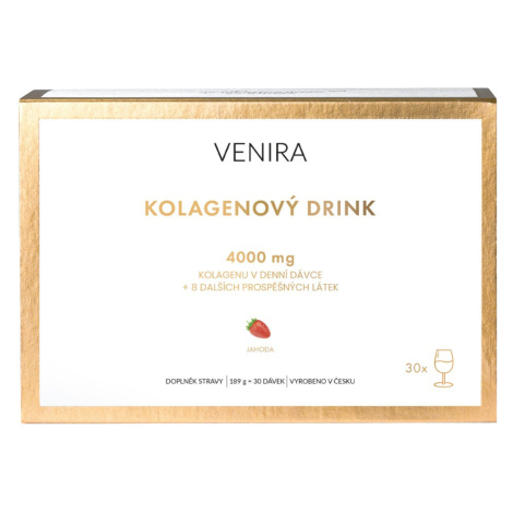 VENIRA kolagenový drink mořský, příchuť jahoda 30 x 4.3 g