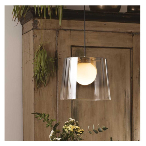 Ideal Lux - LED Lustr na lanku FADE 1xG9/3W/230V pr. 27,3 cm zlatá/kouřová 271316
