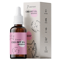 CURE POINT Olej CBD PET 5% klobása 10ml