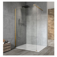 GELCO VARIO GOLD MATT jednodílná sprchová zástěna k instalaci ke stěně, čiré sklo, 700 GX1270-01