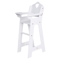Small Foot Dřevěná židle pro panenky bílá